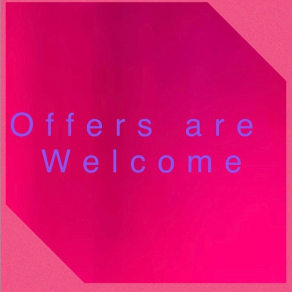 Offers are welcome!!!